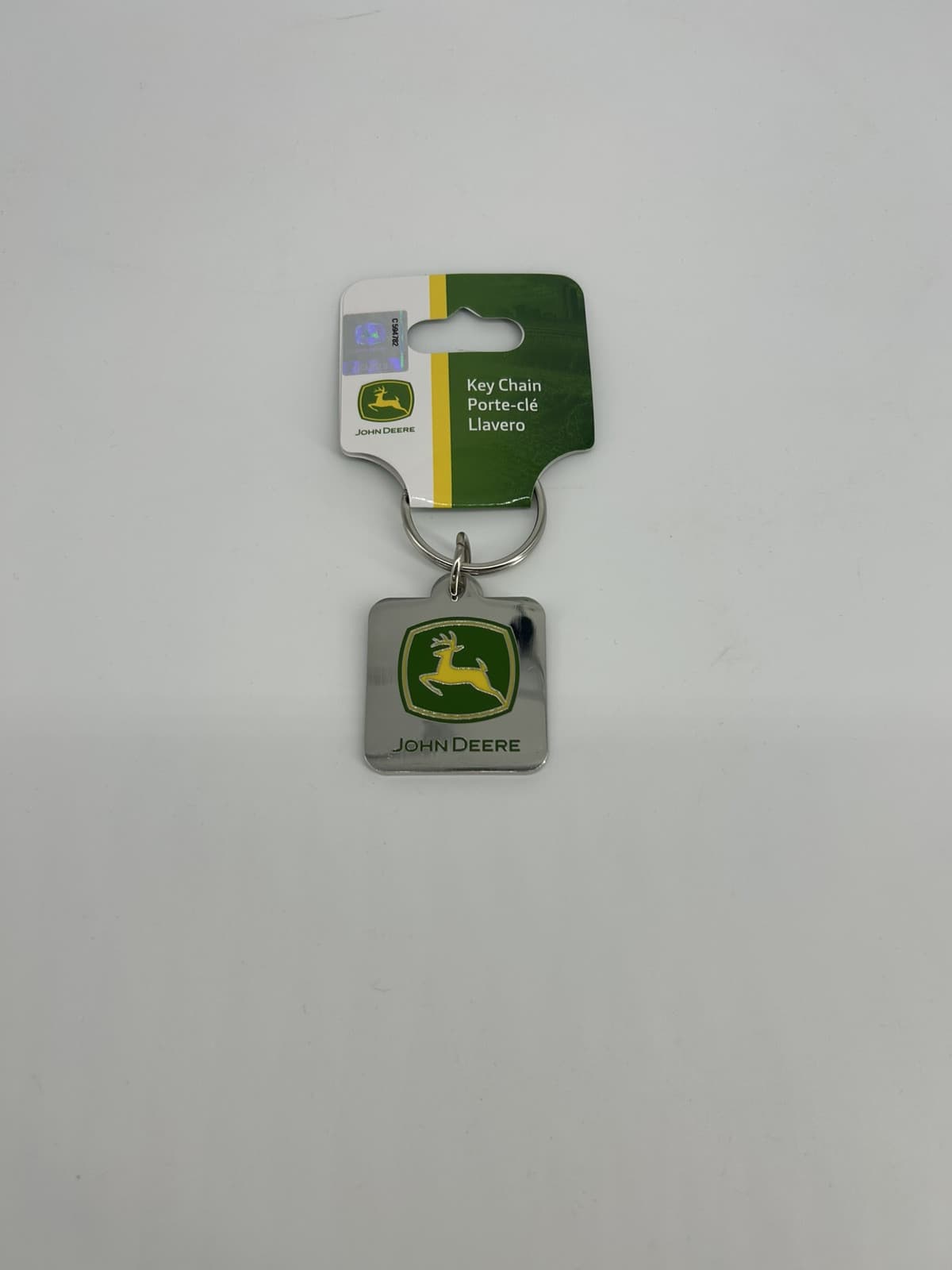 John Deere Enamel Key Chain - LP66205