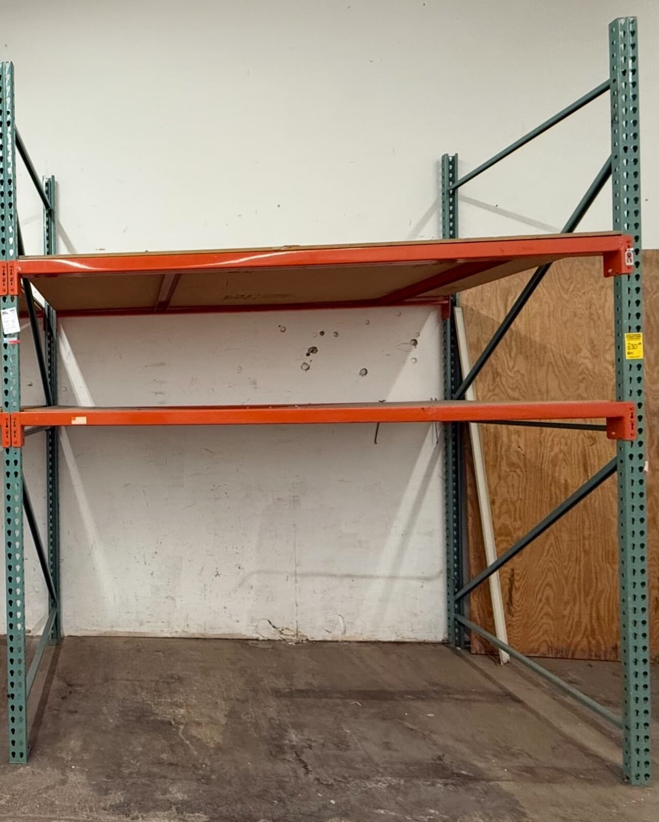 1 Section  8’ x 4’ x 10’ Tall Pallet Racking Industrial Warehouse Shelves Metal 2