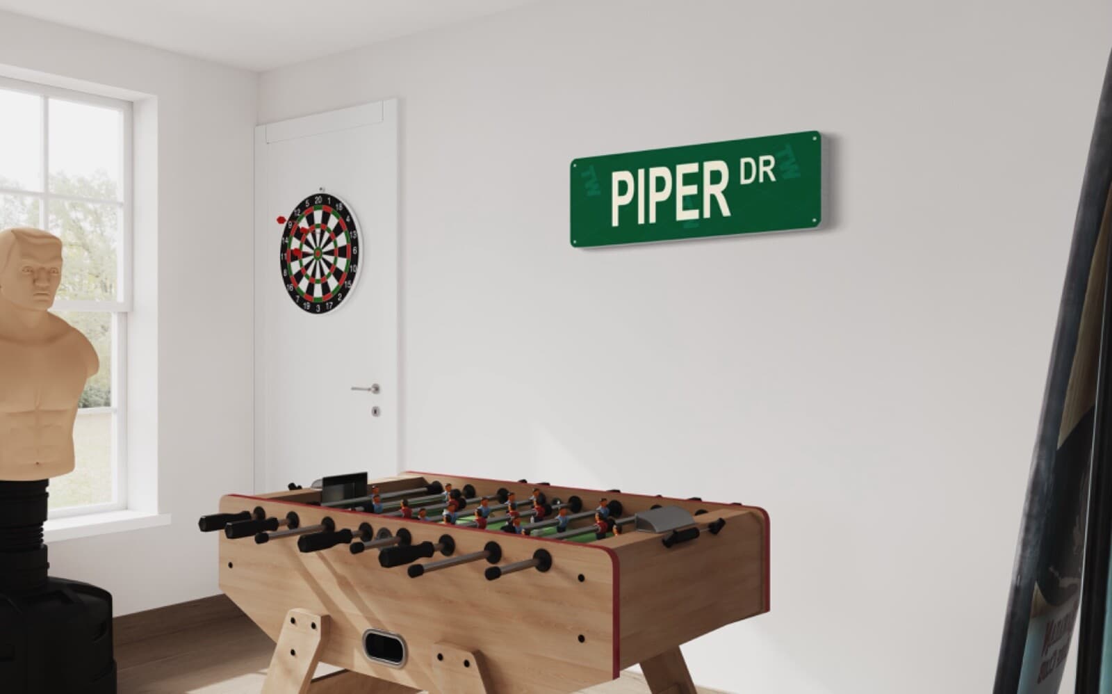 PIPER 11 X 4 TIN SIGN AVIATION AIRPLANE AIRCRAFT RETRO CUB MANUFACTURER DRIVE 3