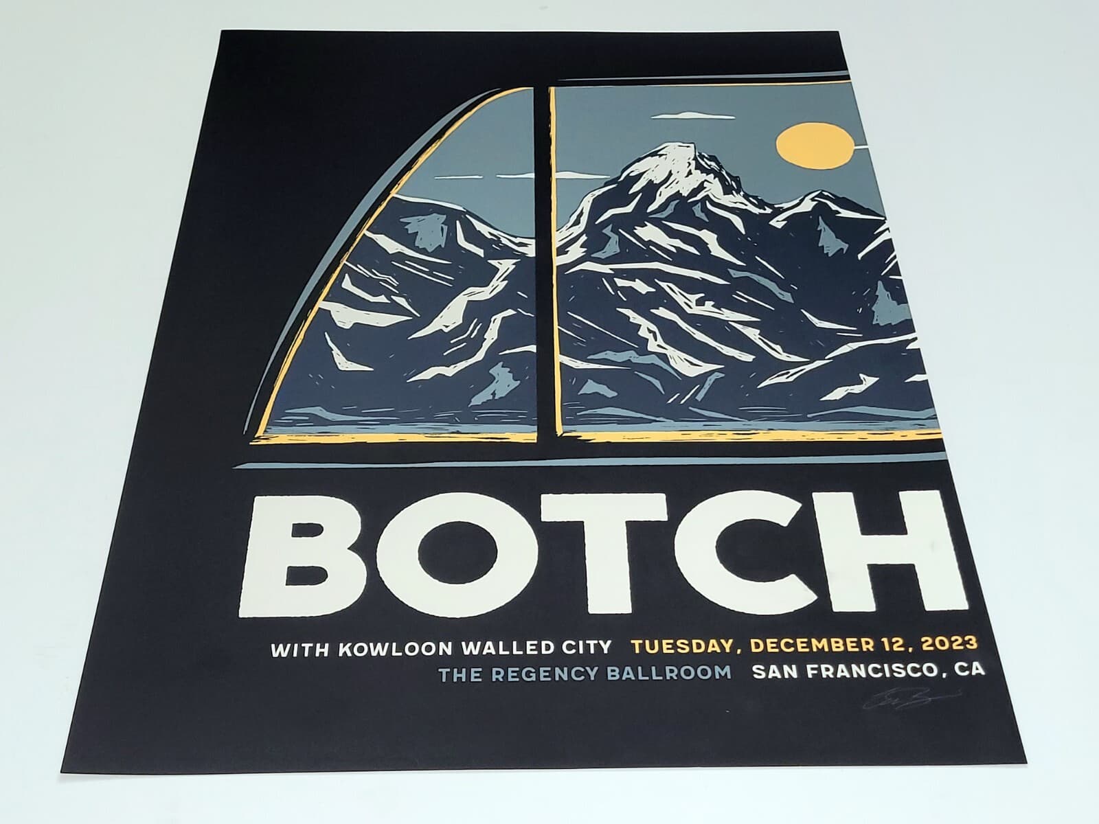 BOTCH BAND Poster San Francisco SIGNED OFFICIAL Print Regency Ballroom 2023 4