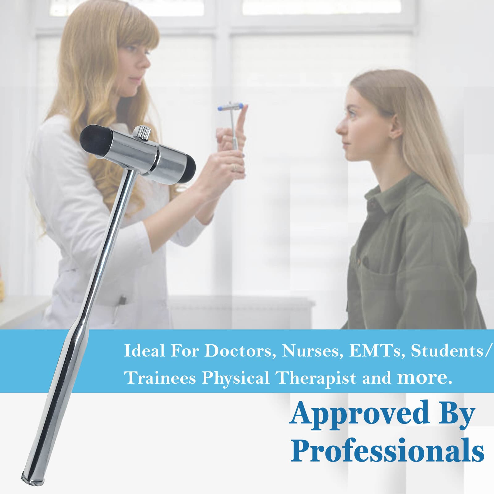 9pc Medical Diagnostic Kit in Black for EMT, Nursing,Surgical, EMS,Physiotherapy 5