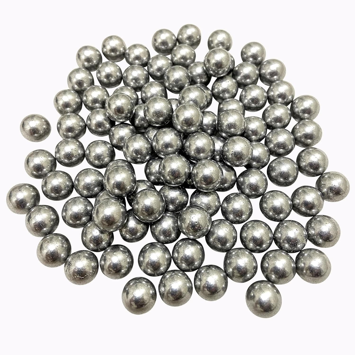 100 X 43 Cal Aluminum Balls for Self Defense and Target Practice, Solid Hard .43 2