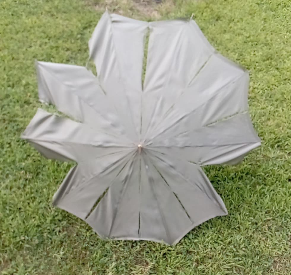 RARE Vintage 1930's 40s CALVAIRE Saks 5th Ave Umbrella Parasol - Made In Italy 5