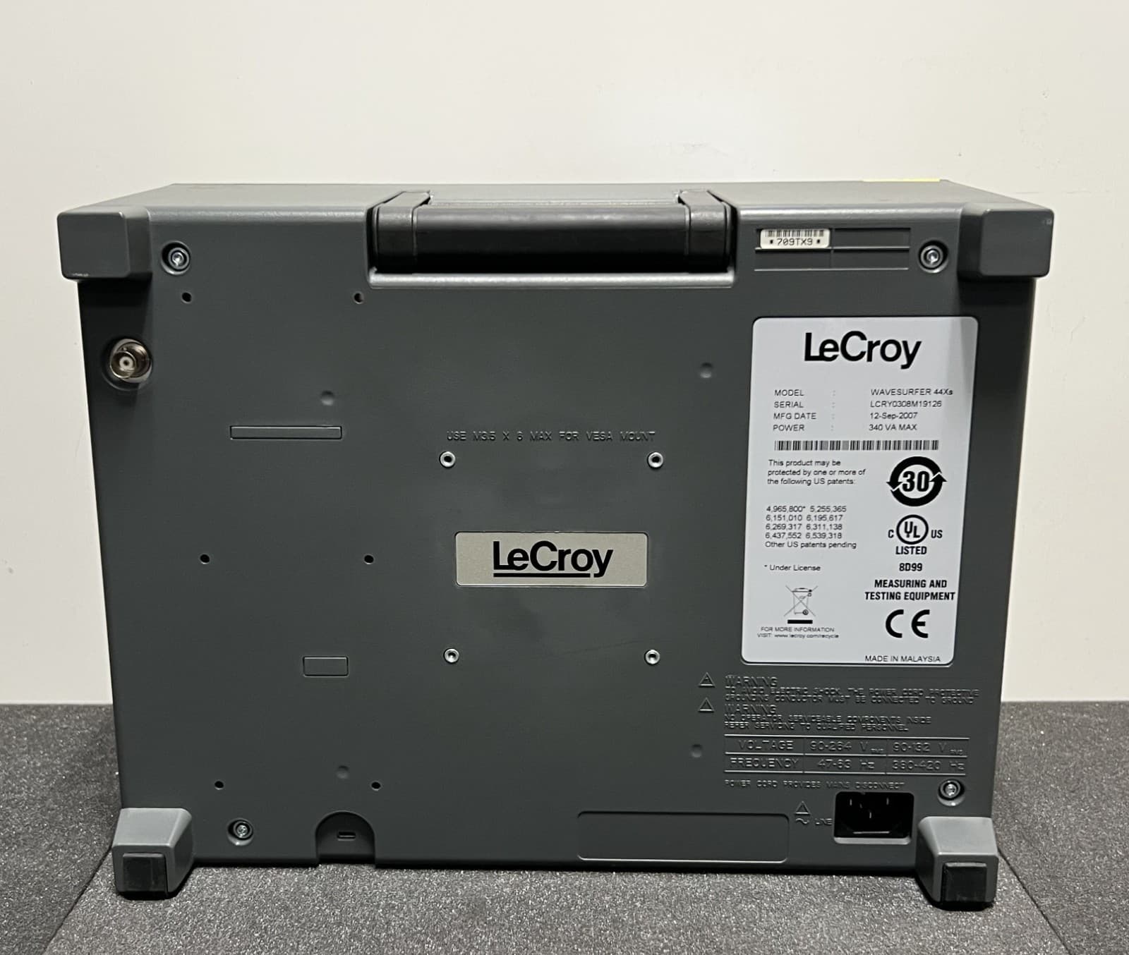 Lecroy Wavesurfer 44Xs 4 Channel 400MHz 2.5GS/s Digital Oscilloscope 4