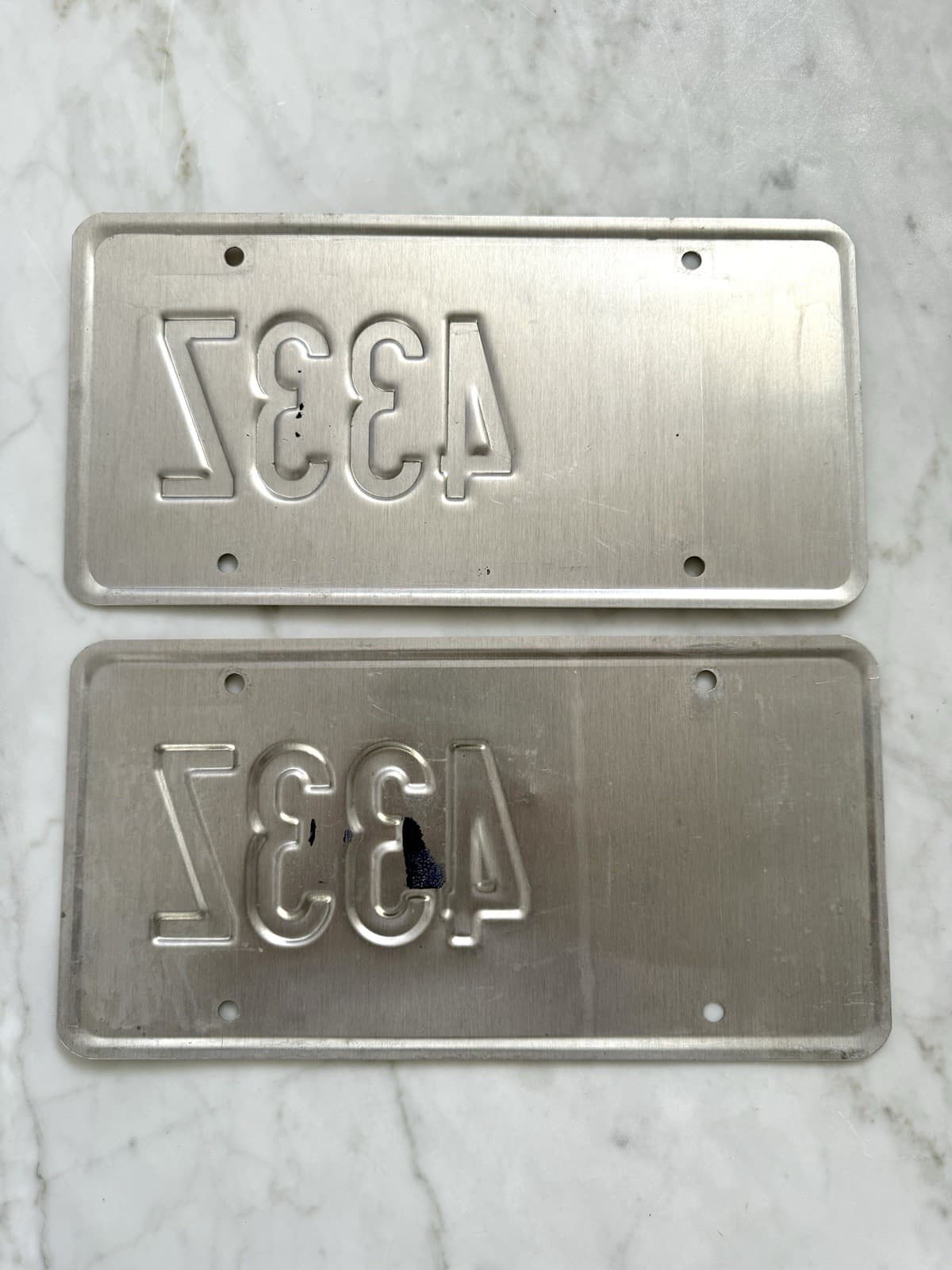 RARE Vintage Idaho Sawtooth National Recreation Area License Plates Matching Set 5