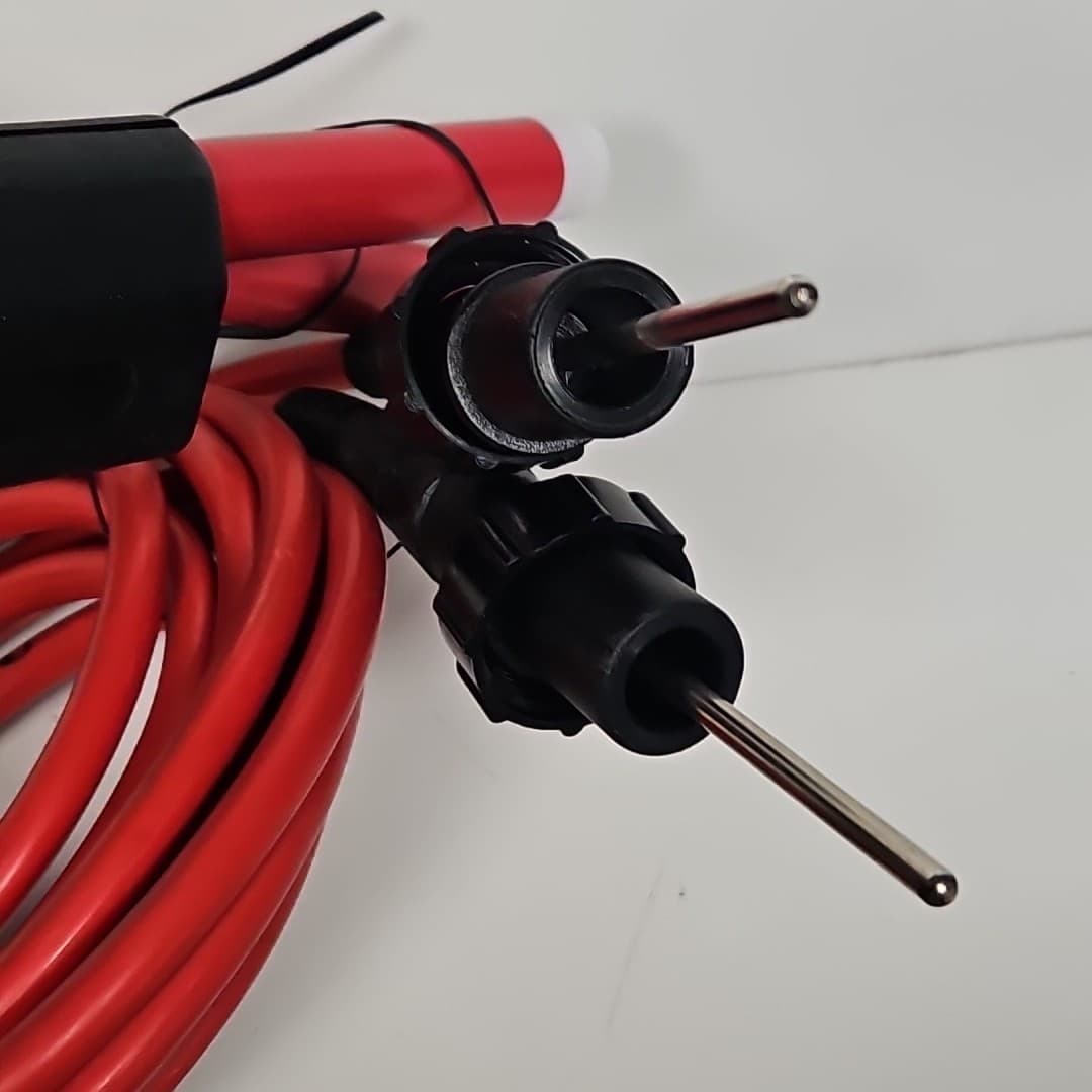 New Matched PAIR ELABO SP02 Safety Test Probe 10kVDC High Voltage Cable Plug 5