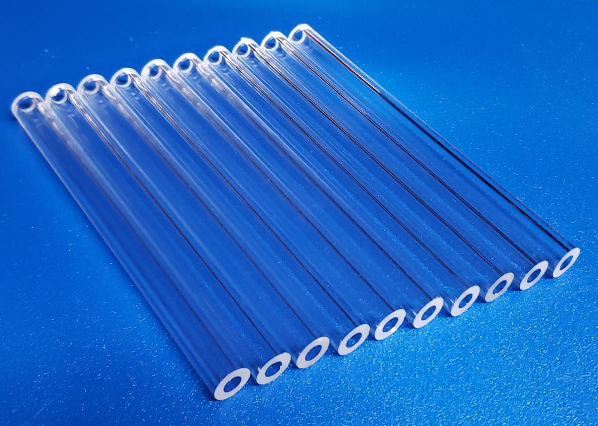 10 PCS 1/2” OD x 1/4" ID x 6" LONG CLEAR ACRYLIC PLEXIGLASS LUCITE TUBE .50 INCH