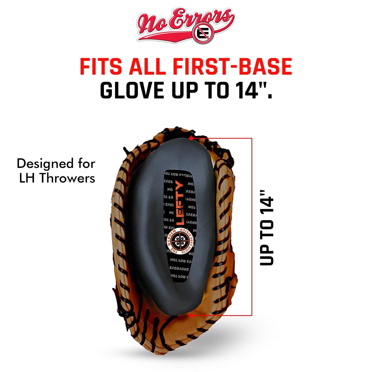 No Errors WebGems Lefty First Base Glove and Mitt Care System 4