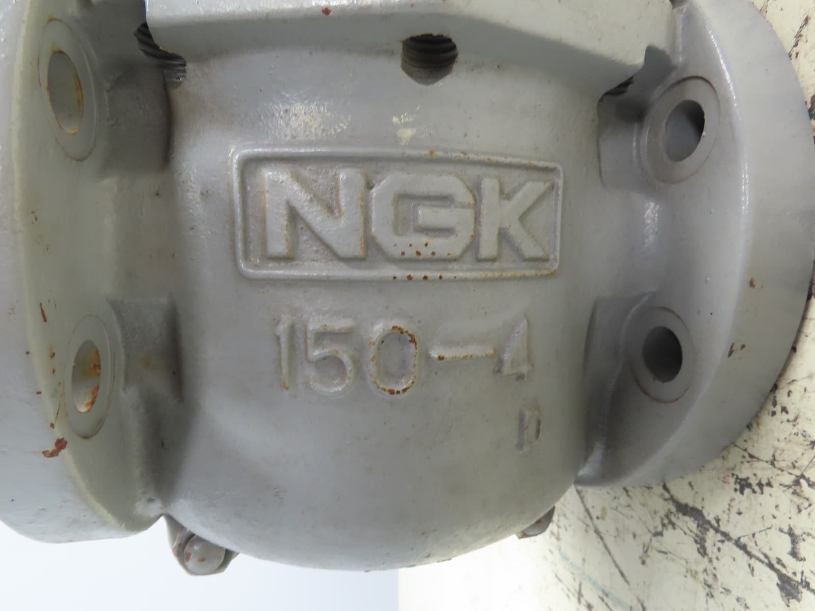 NGK 150-4 Ceramic Lined Chemical Plug Valve 4" Flanged 150# Corrosion Resistant 2