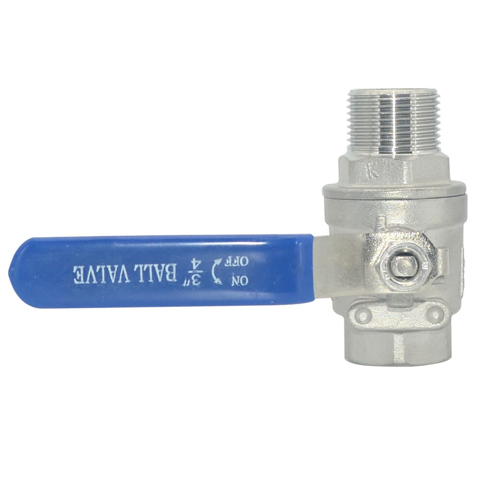 3/4" MALE to Female Ball Valve Stainless steel 304 NPT Full Port US Stock 4
