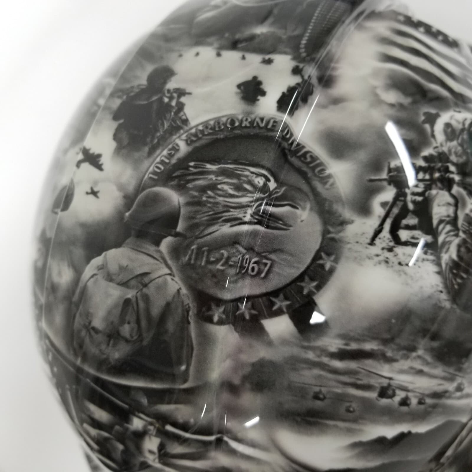 NEW FULL BRIM Hard Hat custom hydro dipped MILITARY TRIBUTE SALUTE TO THE BRAVE  5