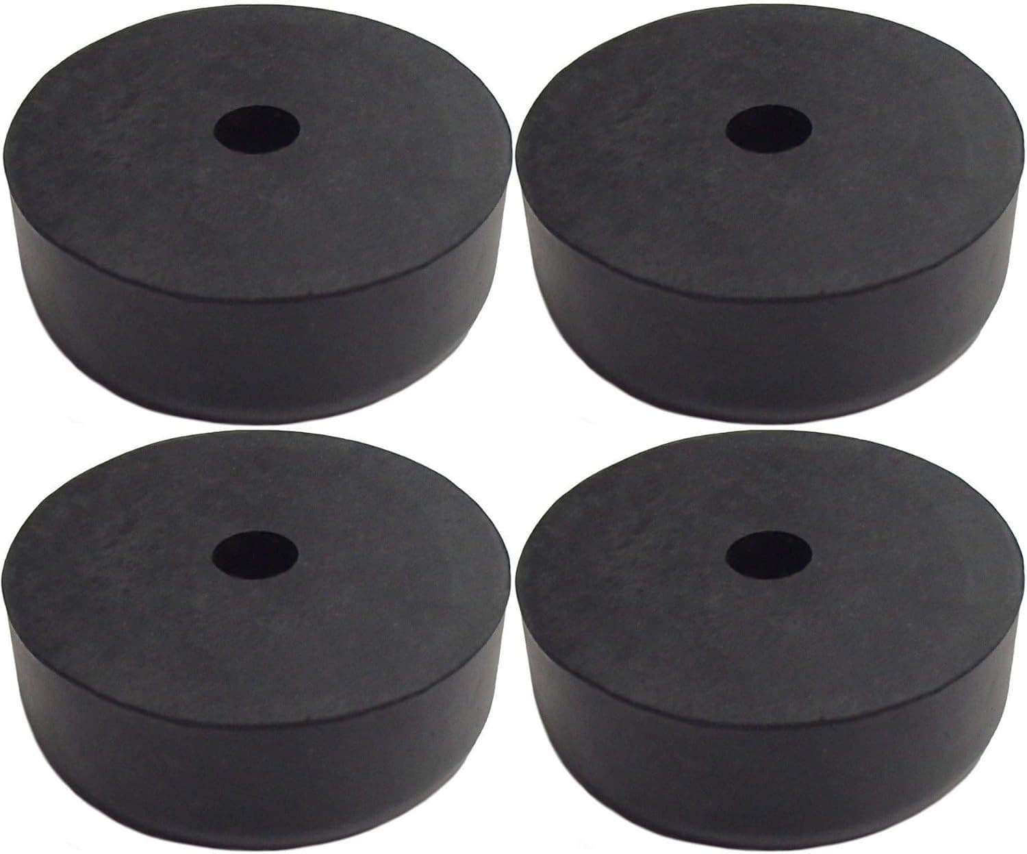 (4 Pack) 2.5" Trailer Ramp Door Bumper, Compatible with Truck Cargo Hatch - roun 3