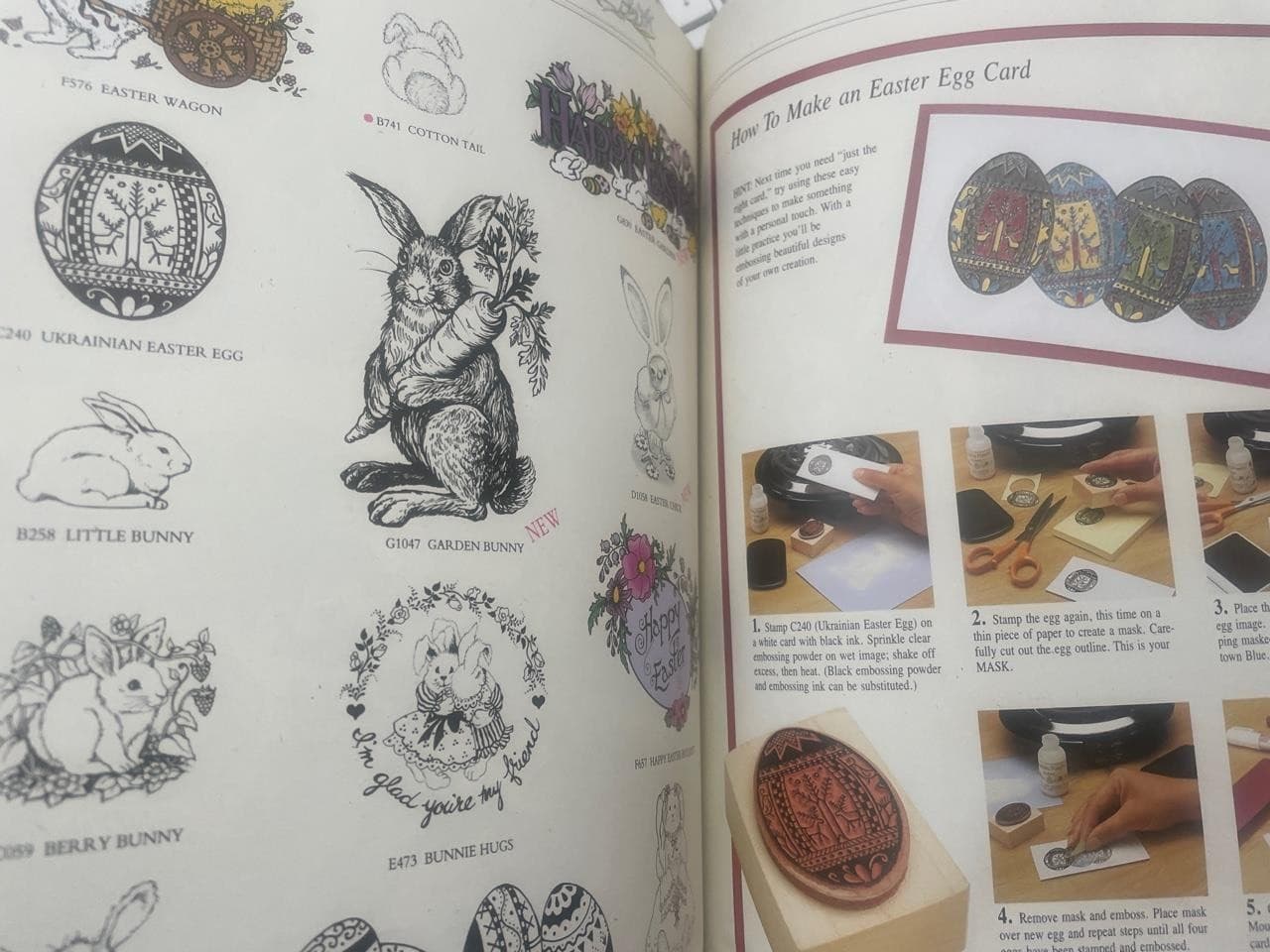 Vintage PSX 1993 Personal Stamp Exchange BOOK CATALOG OF RUBBER STAMPS free USAs 4