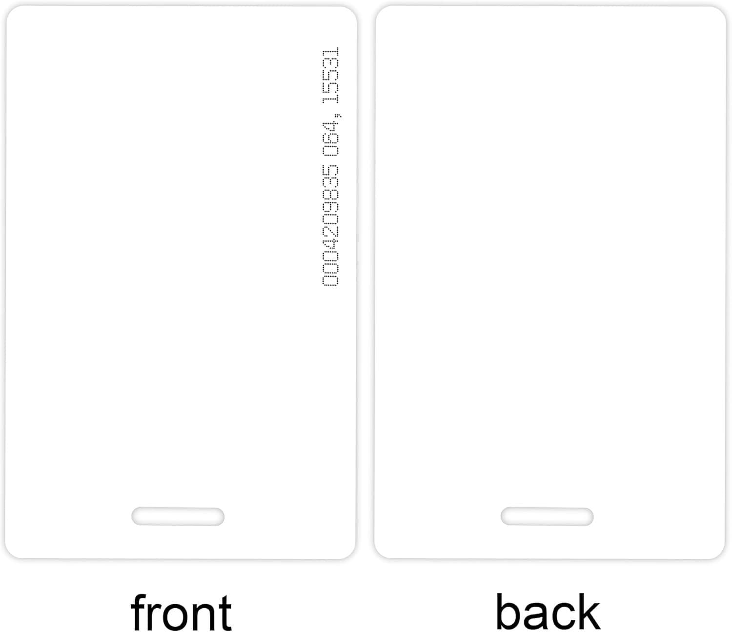 100 PCS 125KHz RFID Proximity ID Cards Token Tag Key Card for Entry Access 2