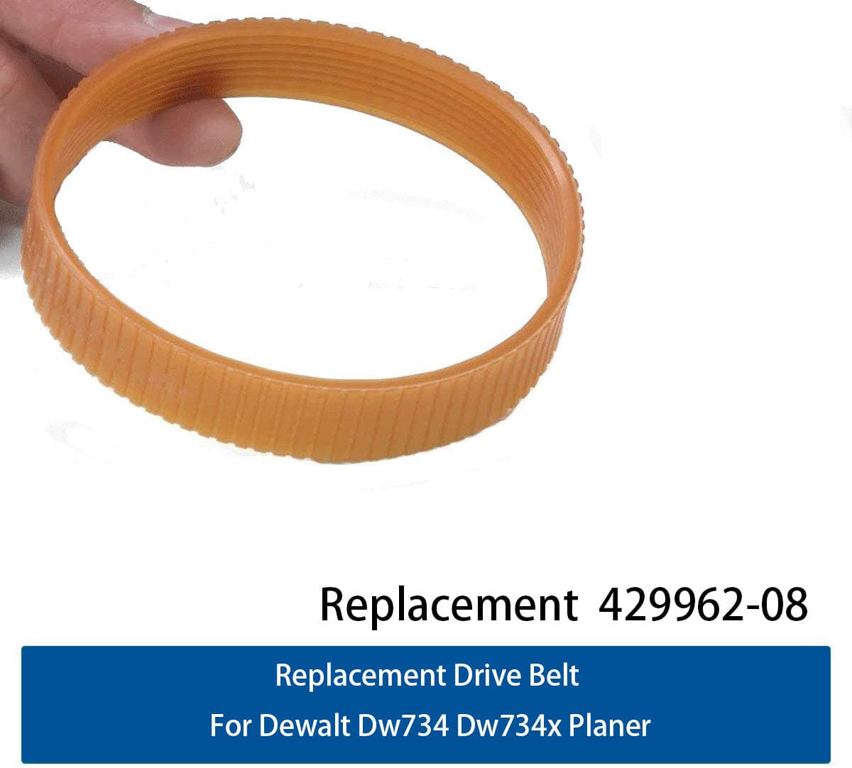 PLANER REPLACEMENT BELT FOR DEWALT DW734 PLANER #429962-08 - 9 RIBS 2 PACK 2