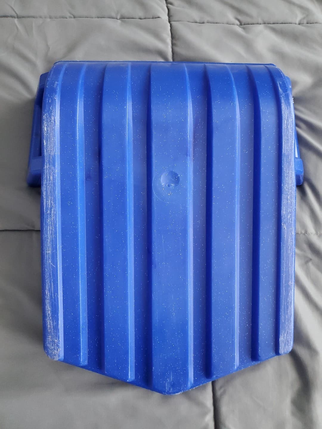 Swiss-Bob Snow Sled Luge Blue Sparkles VTG MPH Gently Used Swiss Made 4