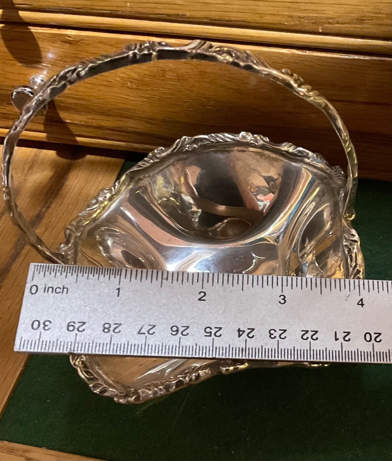 Vintage Sterling Silver Candy Dish Basket 4