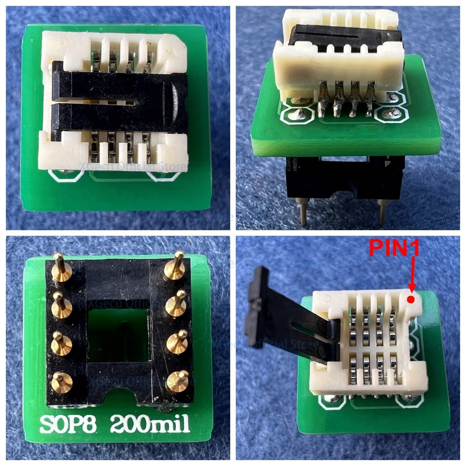 SOP8 200mil adapter IC socket top quality made in Taiwan for BIOS flash chips 4