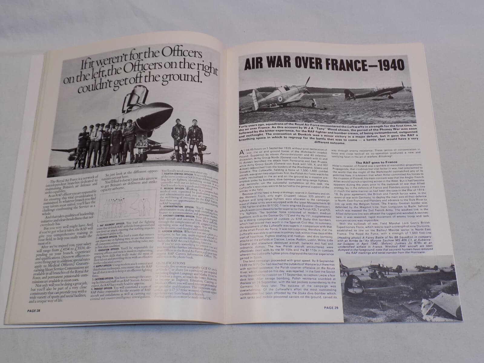 Royal Air Force Yearbook Magazine 1980 Planes RAF Helicopters Panavia Tornado MK 5