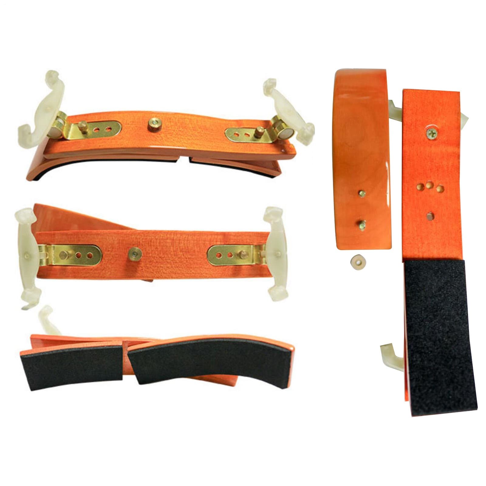 New Violin Shoulder Rest For 4/4 3/4 Violin Adjustable Height Rotated Angle 6