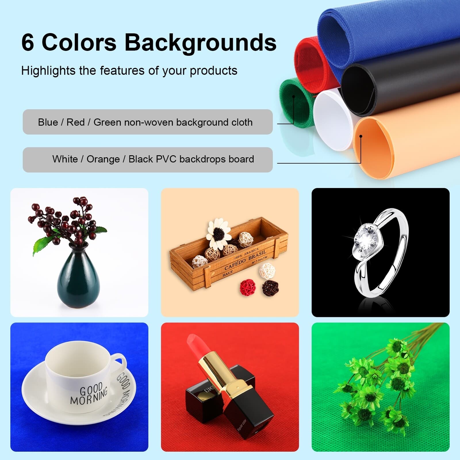 24"x24" Large Portable LED Photo Light Box Tent Cube Studio Photography Foldable 2