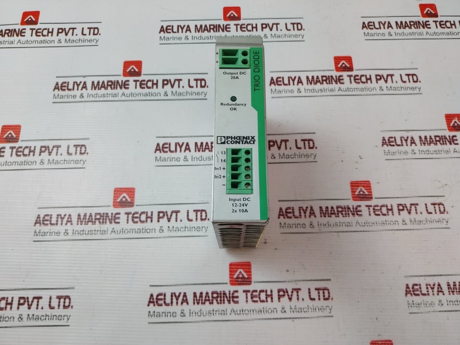 PHOENIX CONTACT TRIO-DIODE/12-24DC/2X10/1X20 Redundancy Module DC 20A 10-30V