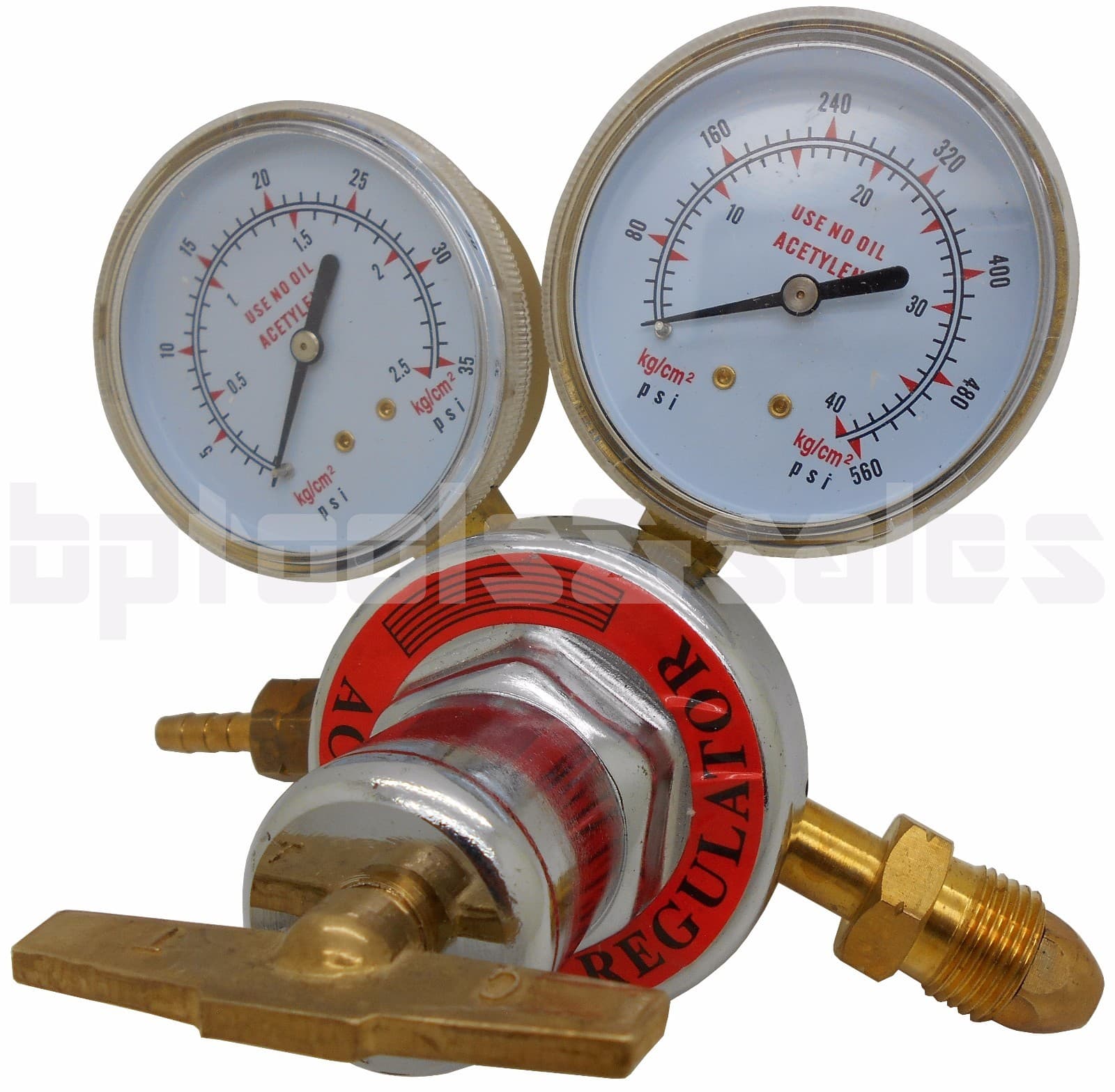 Solid Brass OXYGEN & ACETYLENE Regulators 4 Welding Fit Victor Gas Torch Cutting 4