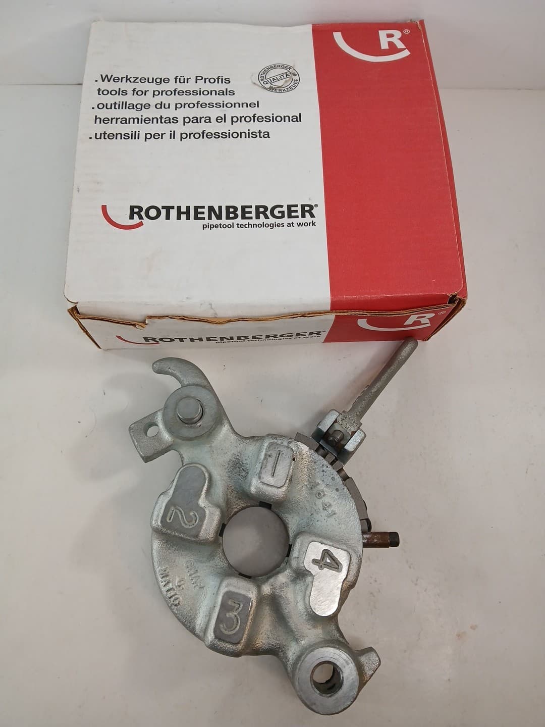 Rothenberger 00063 Manual Die Head, Thread Type Npt