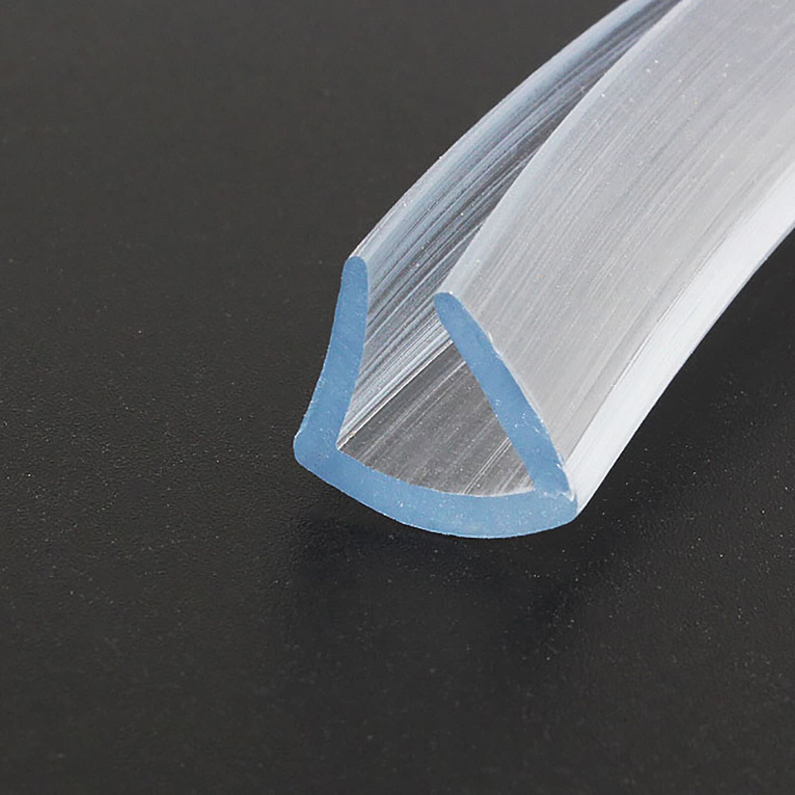 For 5/8/10mm Glass U type Bath Door Shower Screen Seal Strip Bumper Protection 4