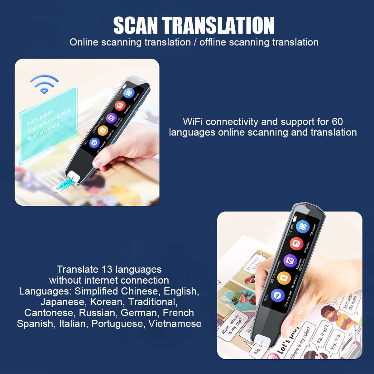2025 Smart Scan Translator Pen Text Reading Pen 134 Language Translation Device 5