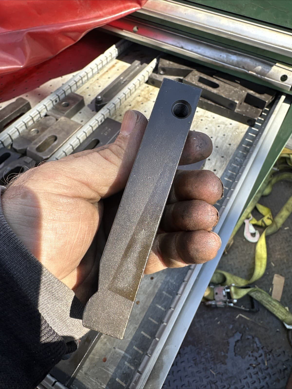 Jergens 36705 Tapped Heel 1/2" Bolt Size Radius Strap Clamp Fixture Set Up Mill 4