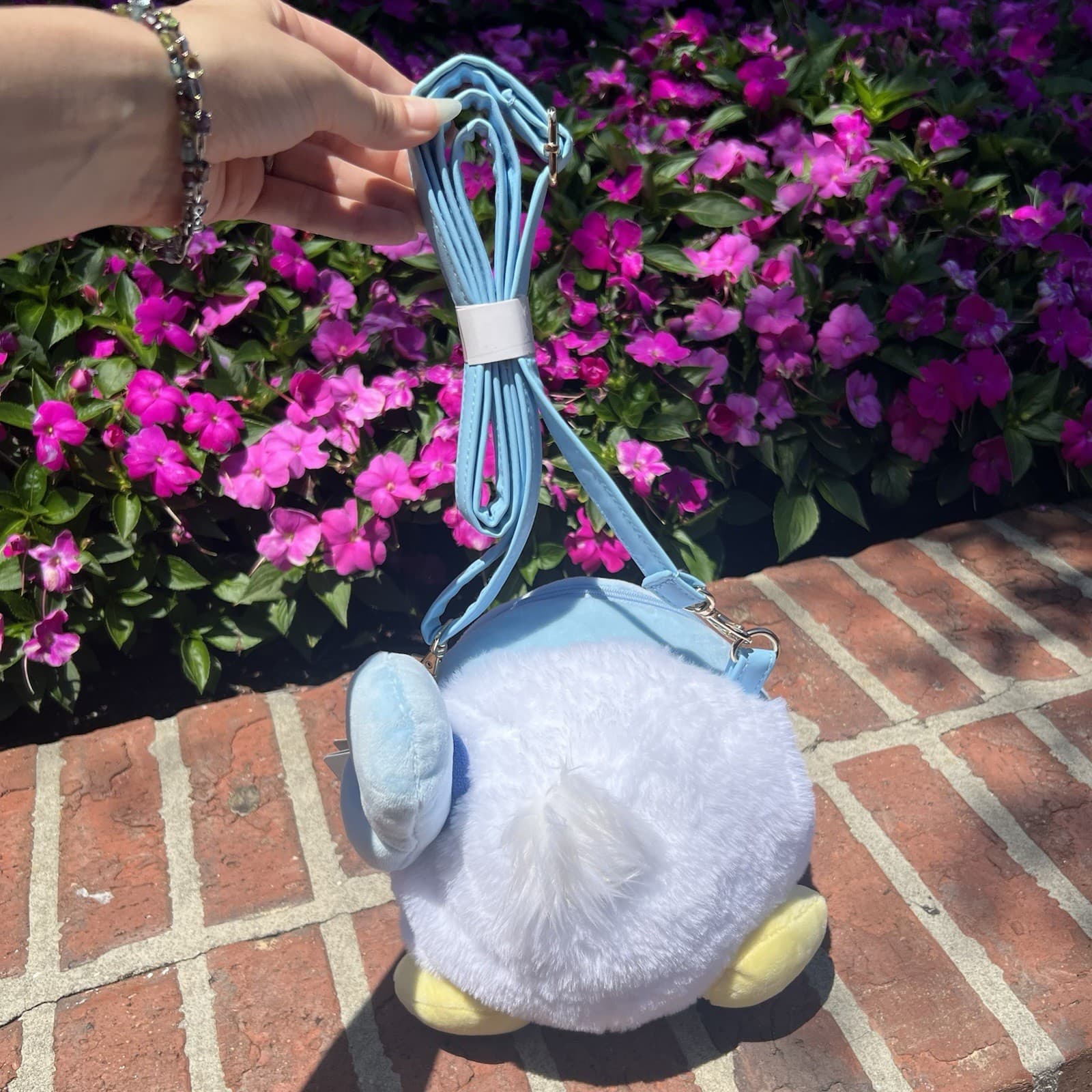 *NEW* Disney Japan Donald Duck Birthday Butt Bag Plush Crossbody Bag 5