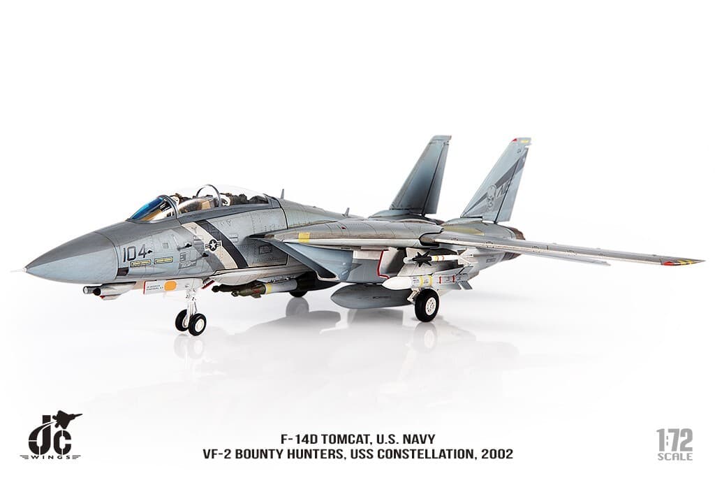 F-14D Tomcat, US Navy, VF-2 Bounty Hunters, 2002, 163900, 1/72, JCW-72-F14-008 4