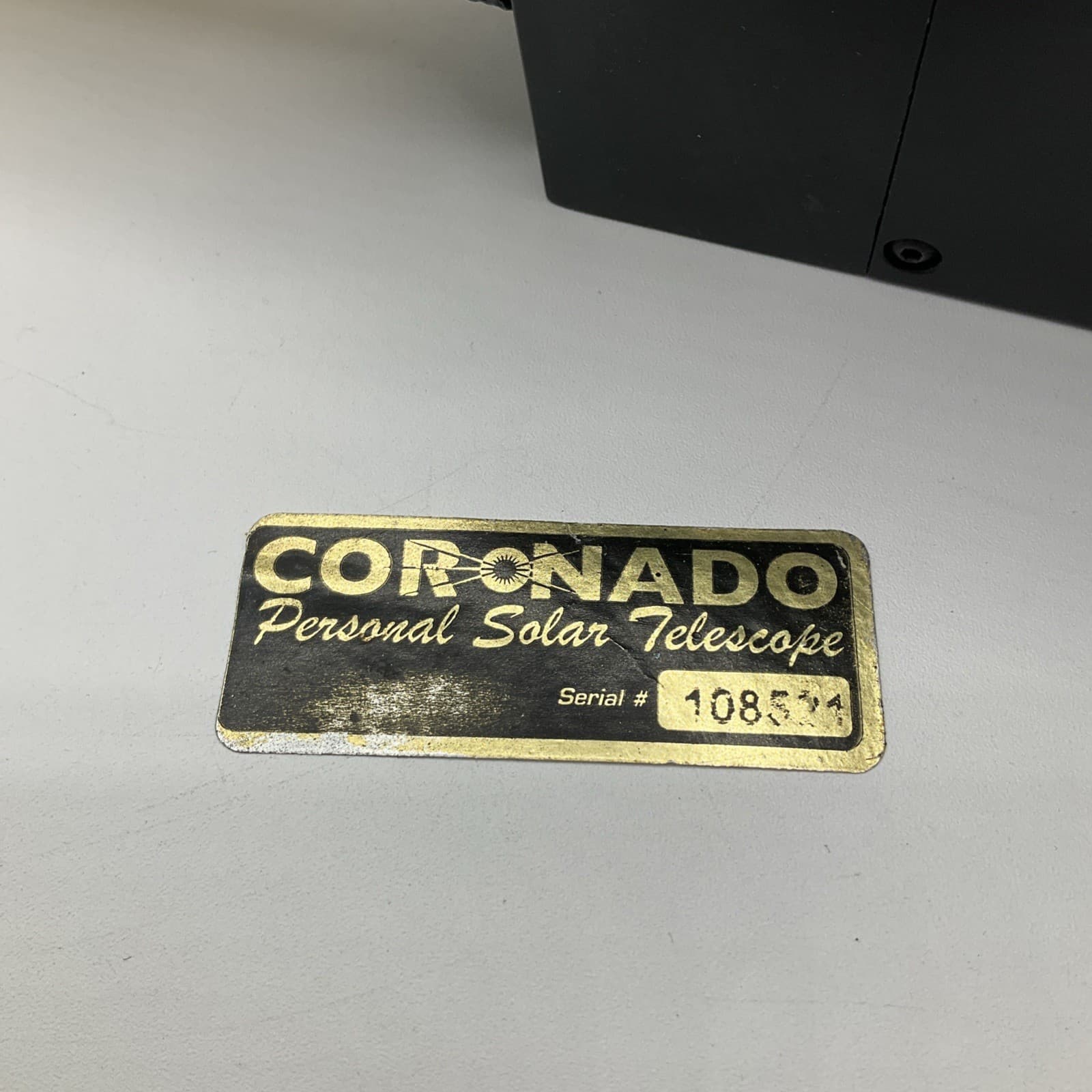 Coronado P.S.T. Personal Solar Telescope- Missing Eye Pieces 2