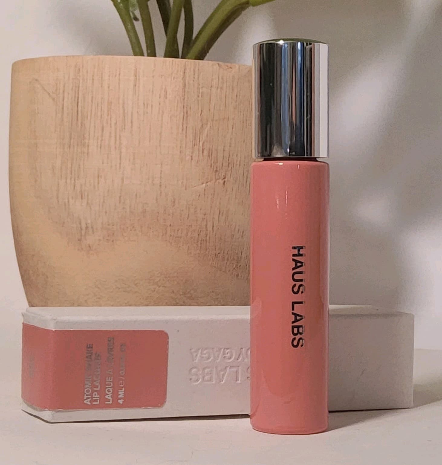 Discontinued Haus Labs Atomic Shake Lip Lacquer Sepia Shine 4ml BNIB Sealed Gaga 4