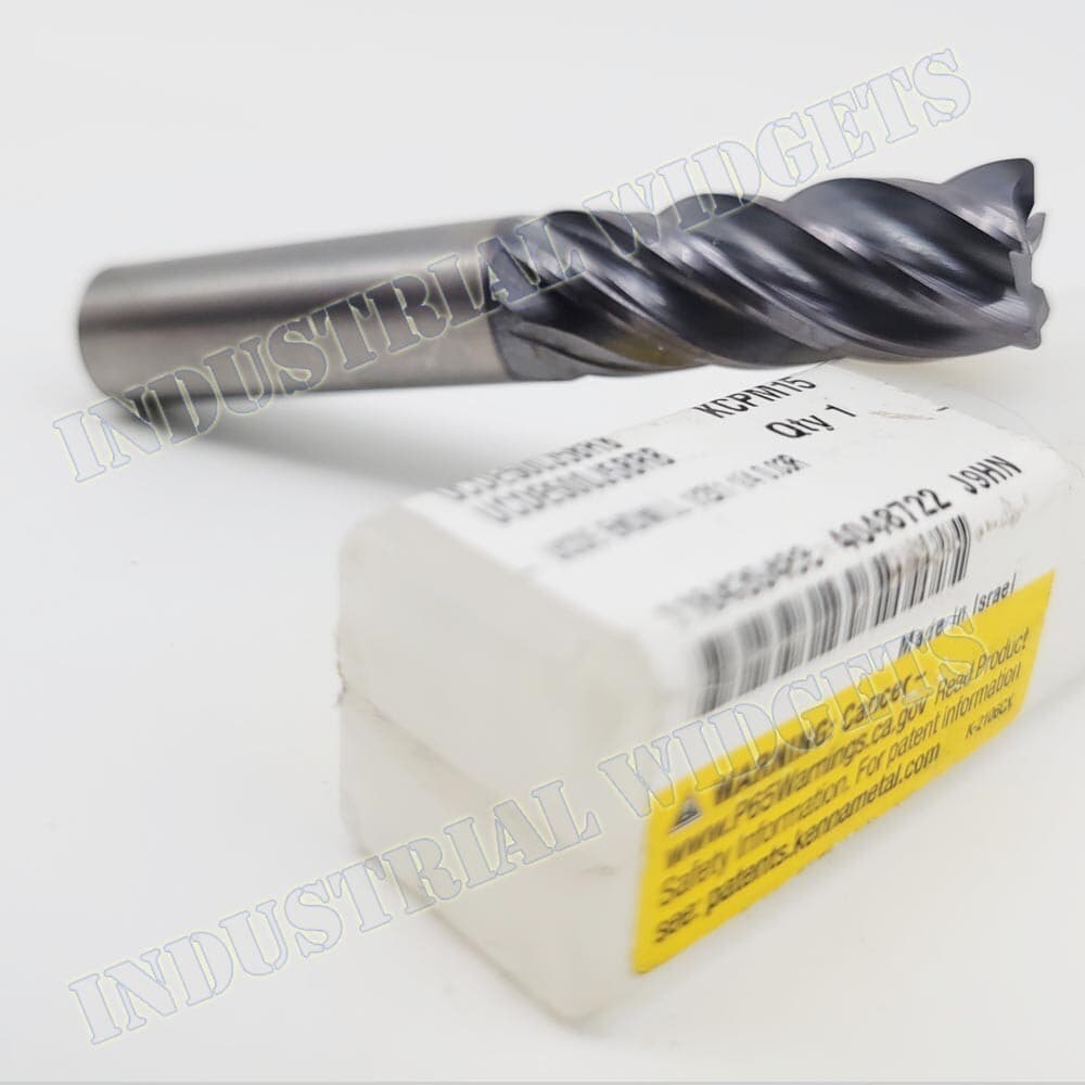 Kennametal 1/2" 5 Flute .03 Radius Carbide Endmill Coated 1.25" LOC 4048722 2