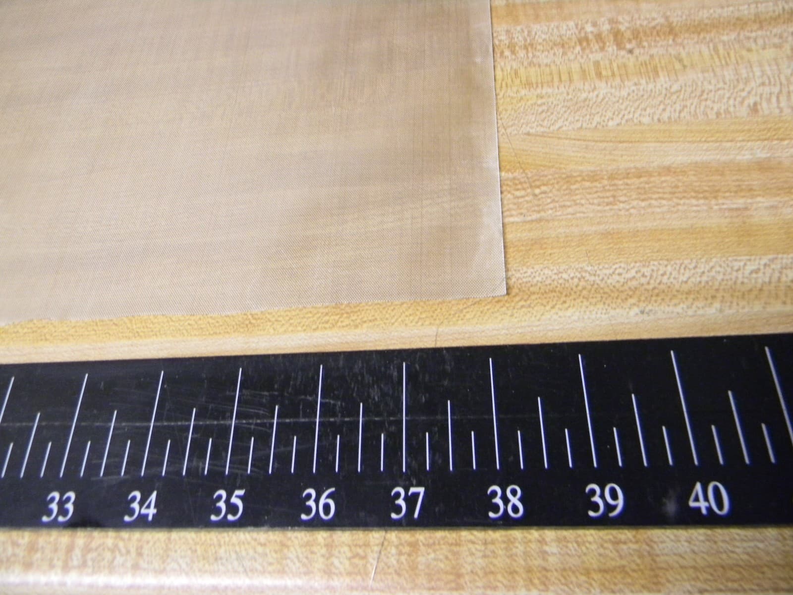  38"x 12"x 0.002"Thin PTFE Coated Fiberglass Fabric Dupont Teflon Heat Seal Roll 2