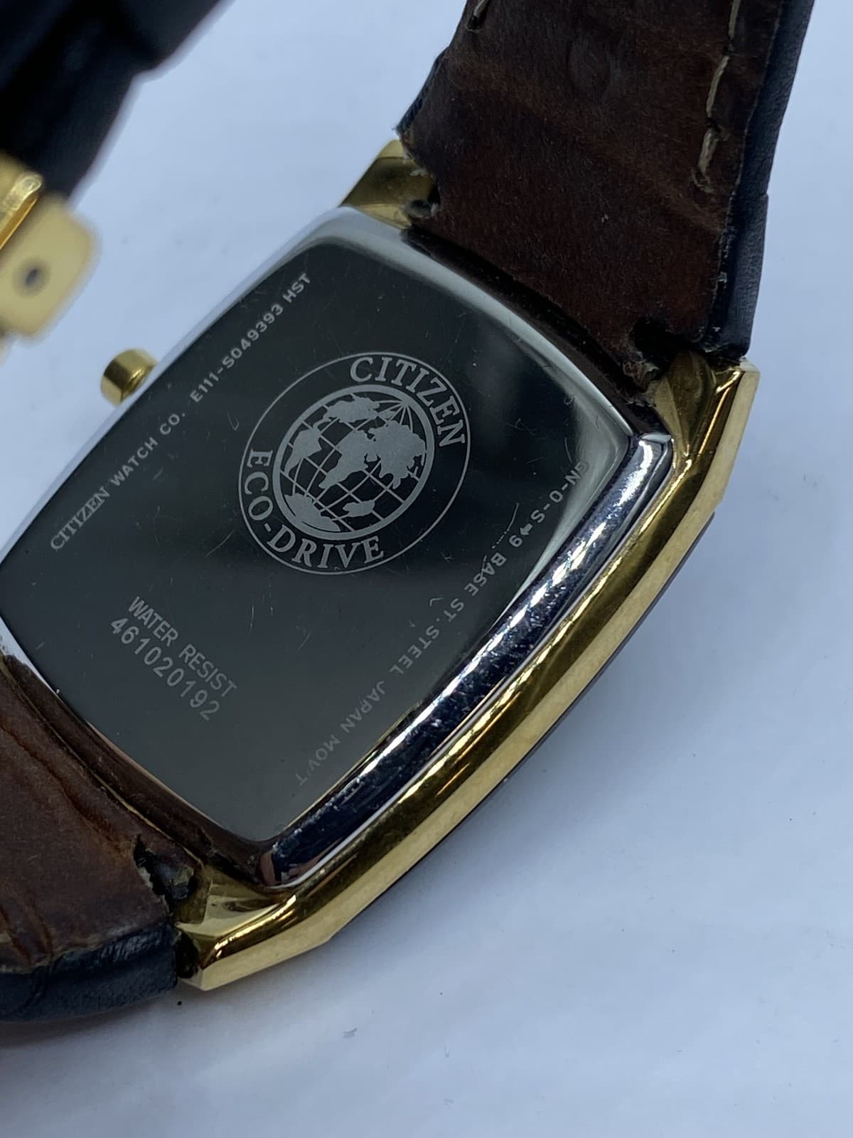 Citizen 31mm Black Gold Tone Dial Date Men's Watch 39g 6