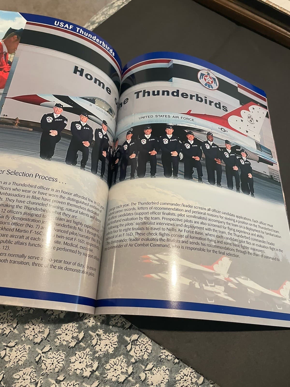 USAF Thunderbirds 2005 VIP Yearbook Lt Col Michael Chandler Leader Nellis AFB 5