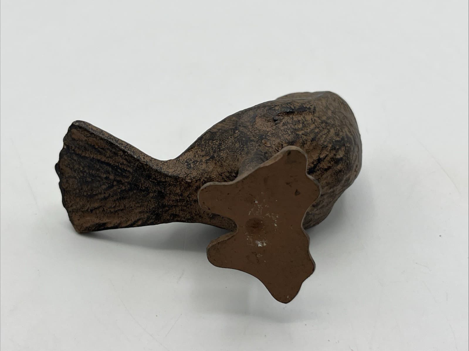 Cast Iron Sparrow Bird Figurine For Home or Garden Paperweight Doorstop 3" 6