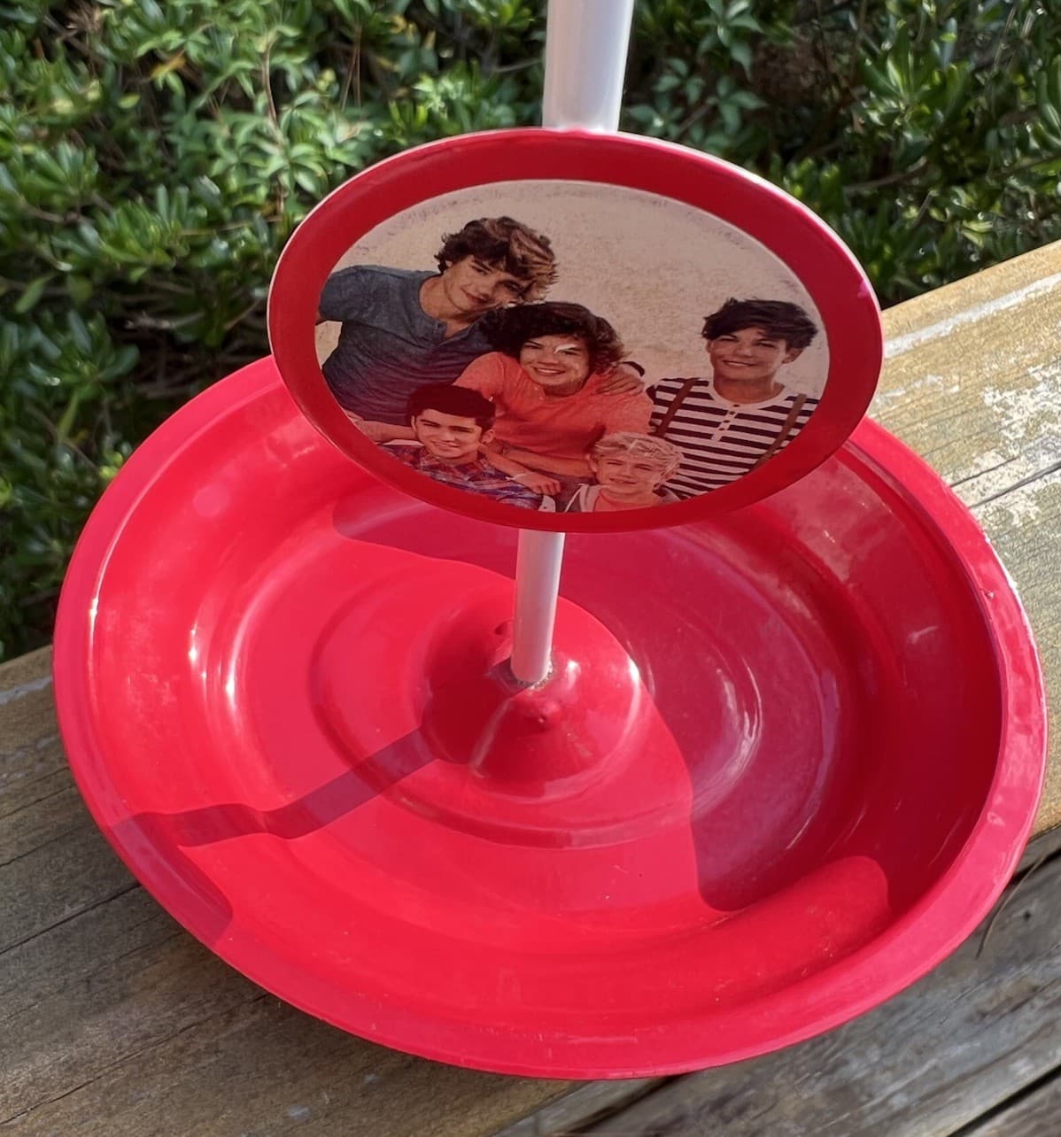 One Direction Heart shaped Jewelry Holder 1D Harry Zayne Niall Liam 2012 HTF EUC 6