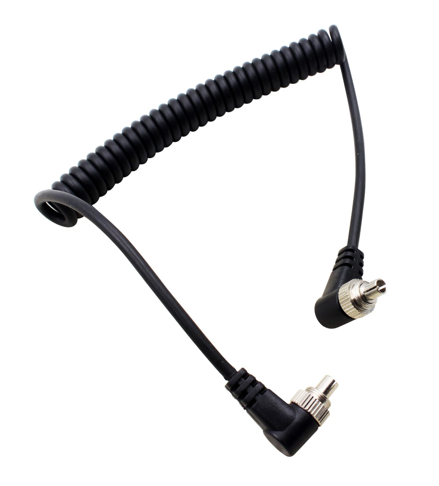 Male to Male Flash PC Sync Cable with Screw Lock for Canon EOS 7D 5D II 1D 3