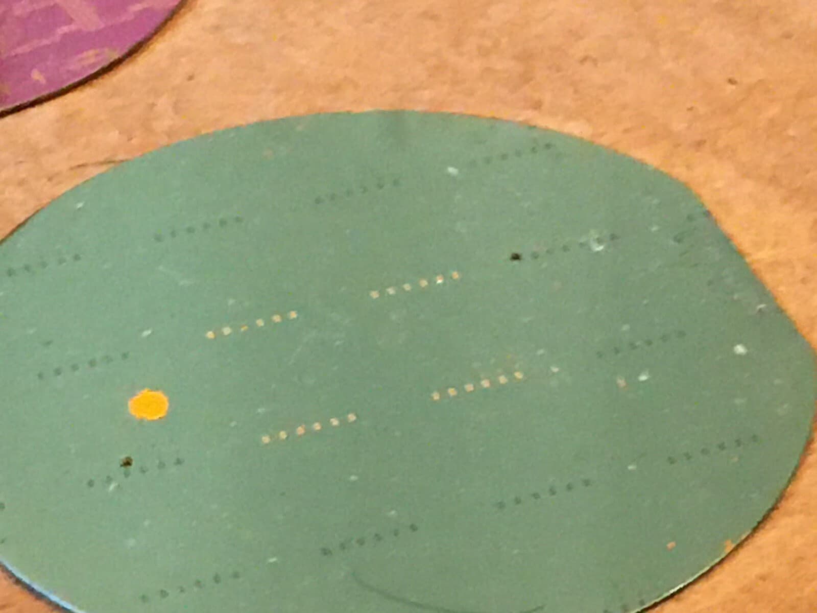 2" Silicon Wafer Unique Extremely Rare RF NAND Vintage CPU Chip 6