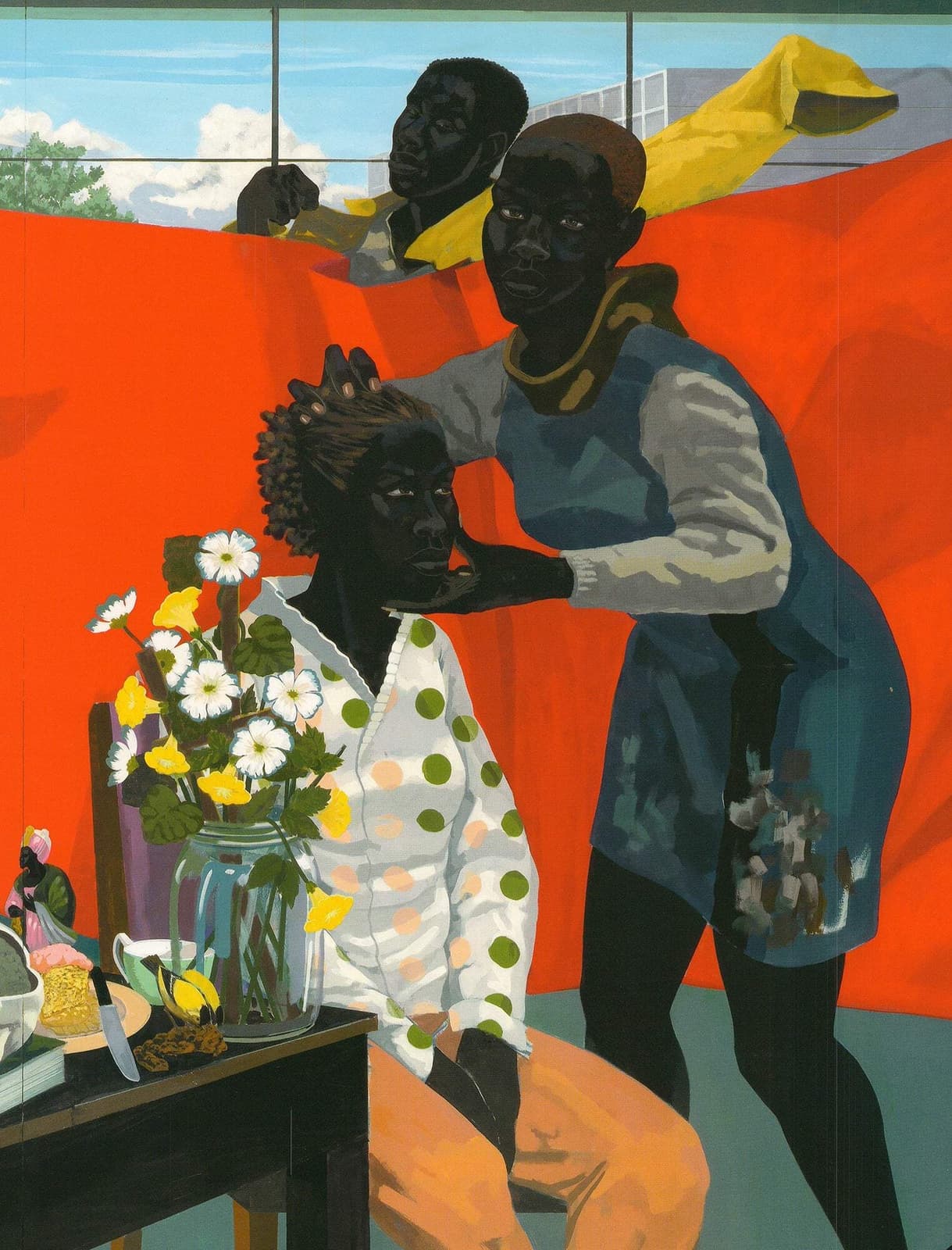 KERRY JAMES MARSHALL Mastry 26.5" x 32.75" Poster 2016 African American Multicol 3