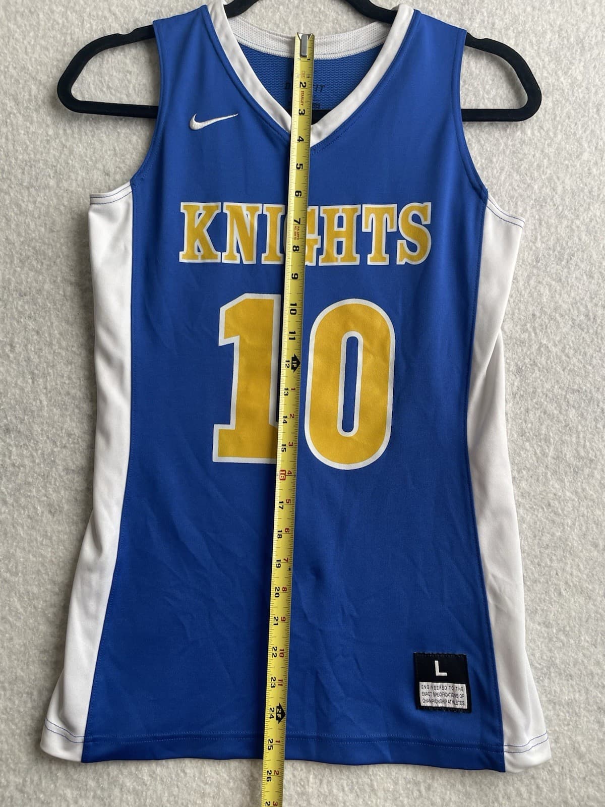 Nike Knights Hyperelite Basketball Jersey #10 Large Officially Licensed New 4