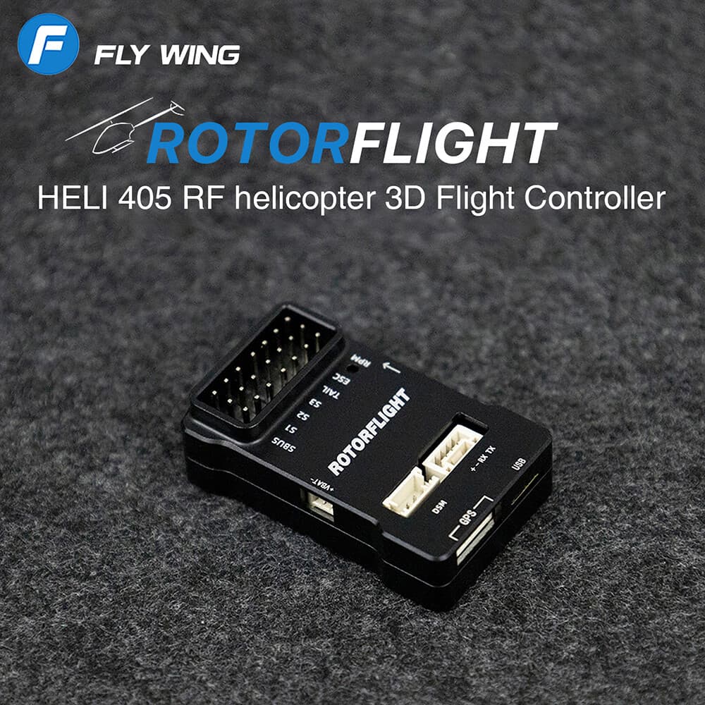 Flywing Rotorflight HELI 405 RF helicopter 3D Flight Controller FBL Gyro System 2