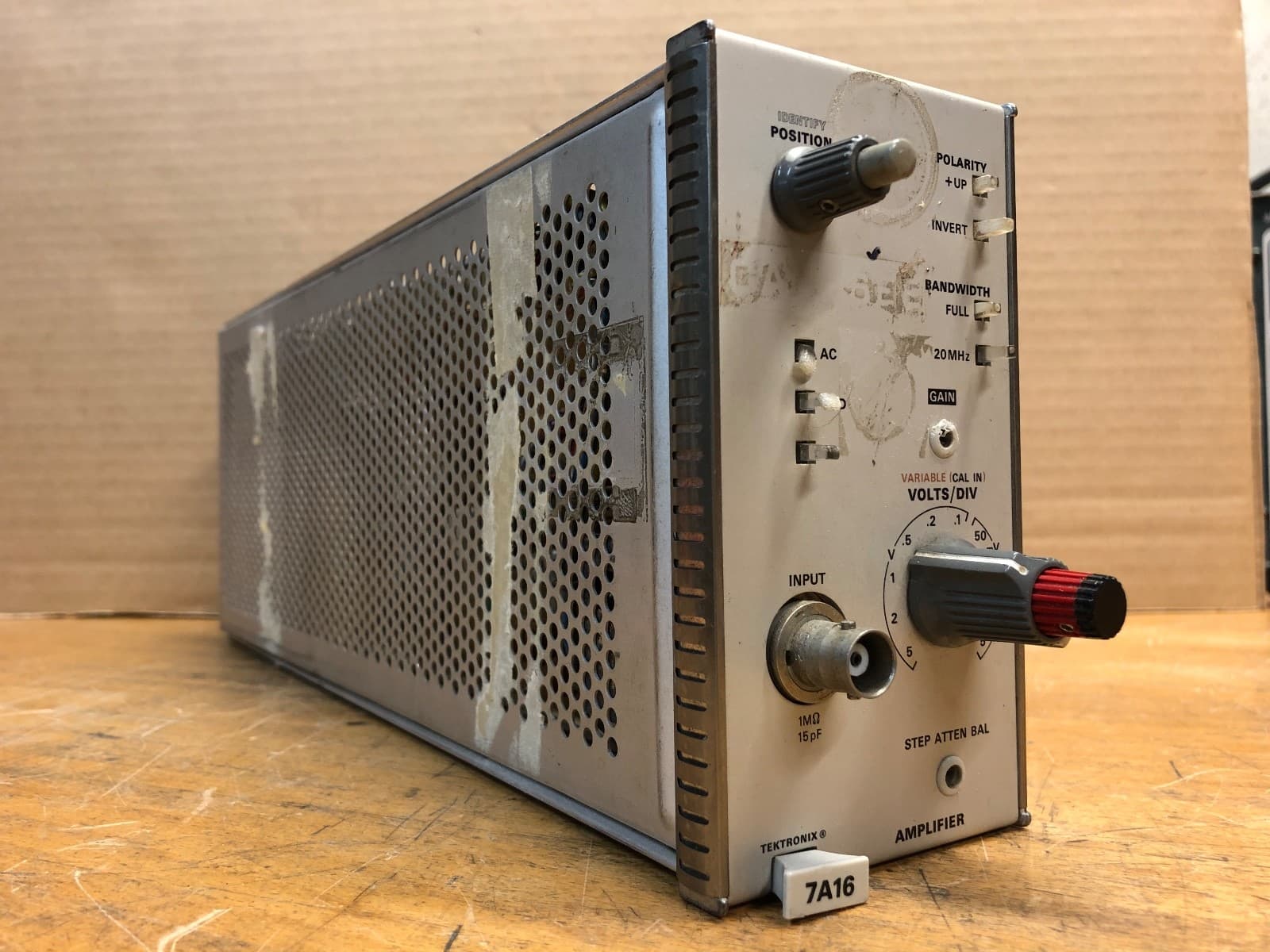 Tektronix Oscilloscope Plugin 7A16 Amplifier, NOT TESTED 3