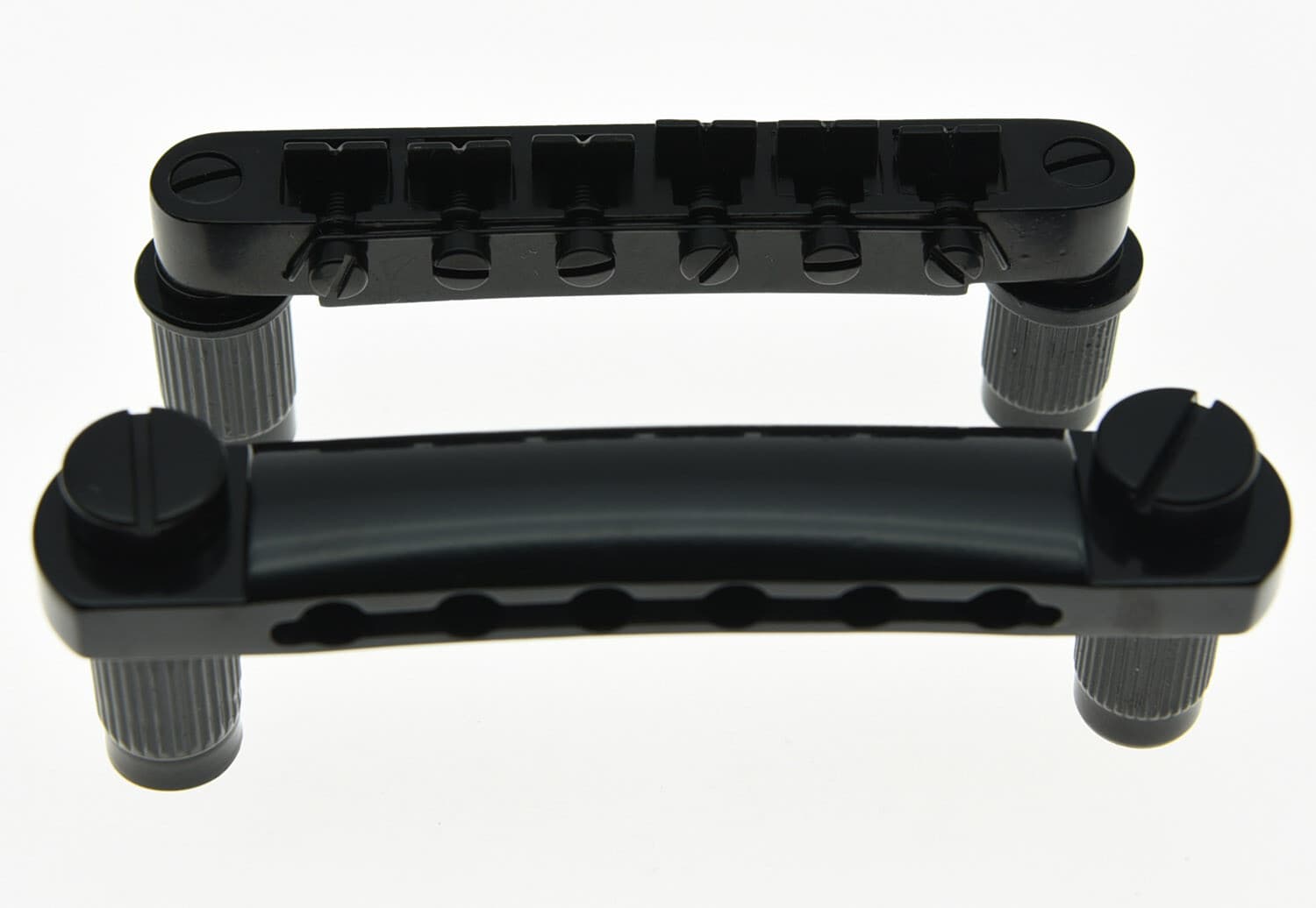 Black LP Guitar Tune-o-matic Bridge with Tailpiece fits Les Paul 3