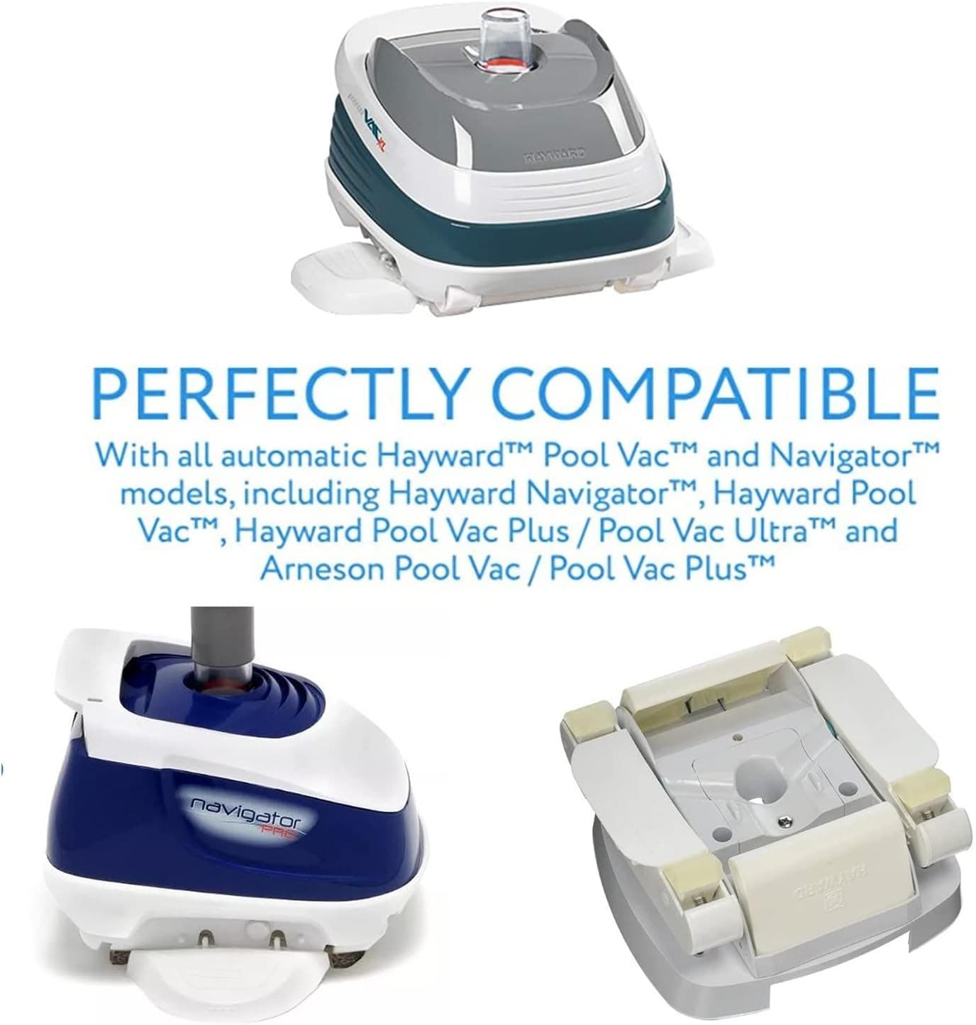 Pool Wing & Pod Shoe Comb Kit AXV414604WHP For Hayward Navigator Vac Cleaner 3