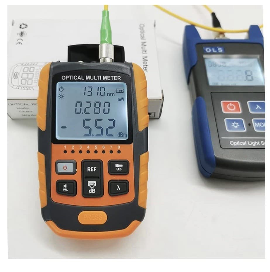 YICIZOL 30km Visual Fault Locator,Optic Fiber power Meter with FC,SC Connecto... 3